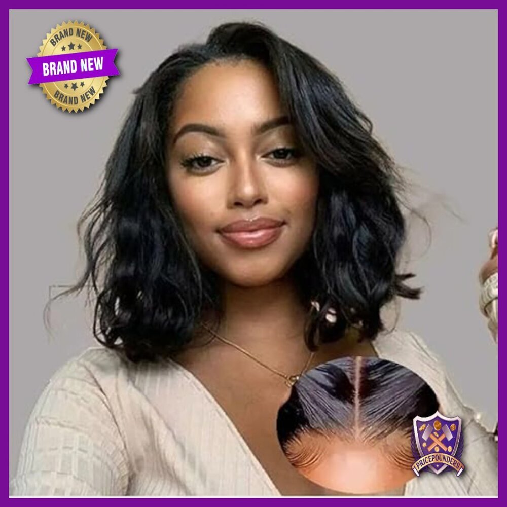 12 Inch Brazilian Human Hair Bob Wig Lace Front Glueless